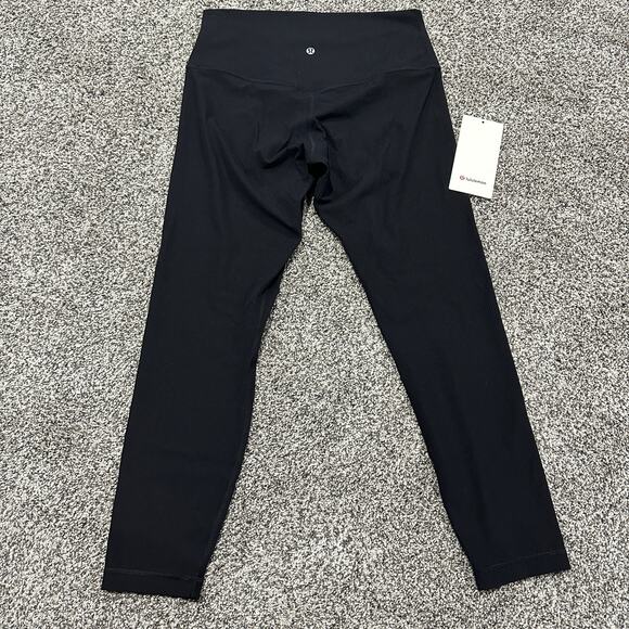LULULEMON Align High-Rise Ribbed Pant 25" Size 10, Black - Picture 3 of 7